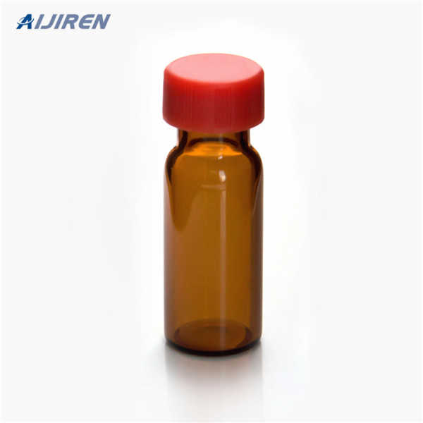 China Different Shape glass 2ml hplc sample vials with writing space for sale